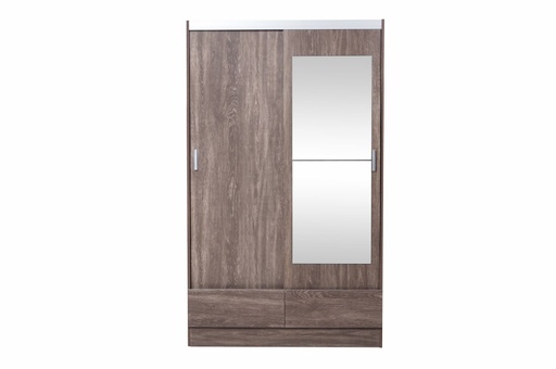Placard Tana Plus corredizo 2 Ptas 2 C  c/espejo