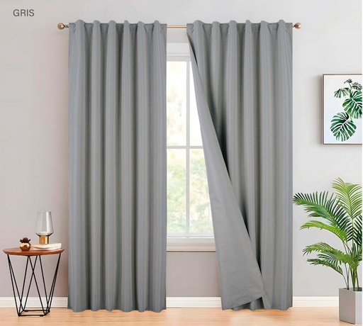 [22800] Cortina blackout 2.20m colores surtido