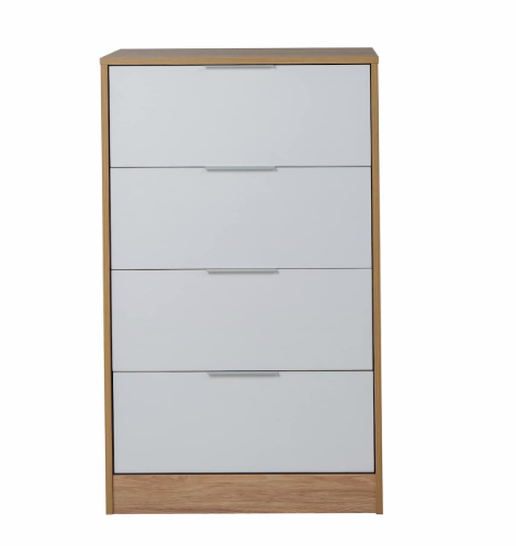 [35208089] Chifonier Murano Hickory/Blanco TX medida 101X59.20X42.80