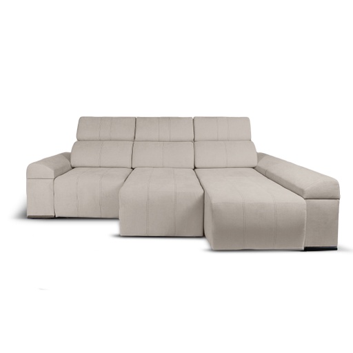 Sofá Freya 2 plazas + chaise longue derecho trento