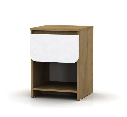 [732270] Mesa de luz LIMAY con 1 cajon (An: 40 Prof: 40 Al: 55)