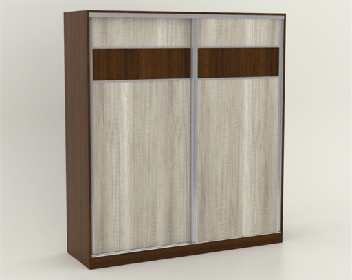 [801165] Discontinuado - Placard Puertas Corredizas 1.80 Tonini Tabaco/Helsinski