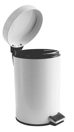[7792281018319] Cesto Blanco Con Pedal 3,0 Lts.