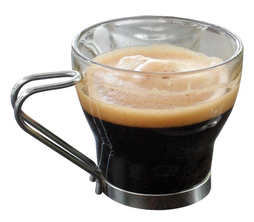 [7792281025034] Taza Café Vidrio C/Asa Metal, Setx6