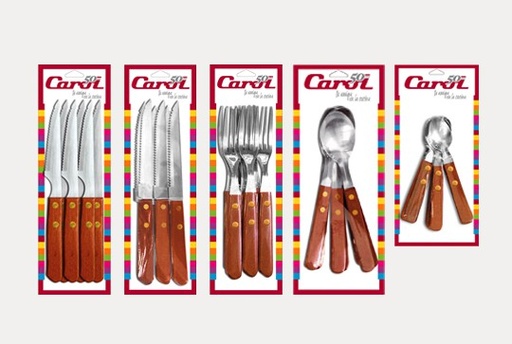 [7792281610124] &quot;D&quot;- Cuchillo Filo Concavo Blister X 12