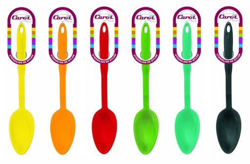 [7792281650502] Cuchara De Guiso De Nylon Varios Colores (65050)