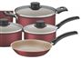 [20298/760] Turim Jgo. Bateria De Cocina X 4 Pz Rojo